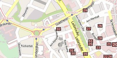 Stadtplan Basilika St. Clemens Hannover