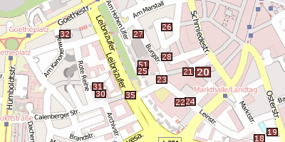 Stadtplan Beginenturm  Hannover