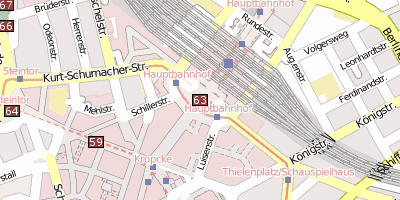 Stadtplan Ernst-August-Denkmal