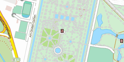 Stadtplan Großer Garten  Hannover