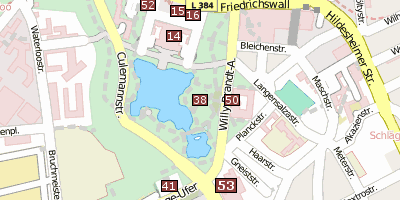 Maschpark Stadtplan