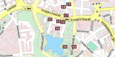 Neues Rathaus  Hannover Stadtplan
