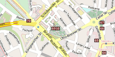 Stadtplan Neustädter Friedhof